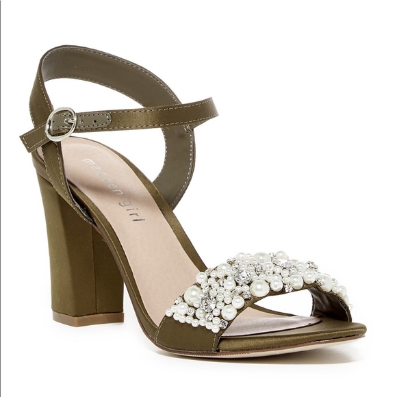 Madden Girl Shoes - Madden Girl Crystal/Pearl Embellished Sandal